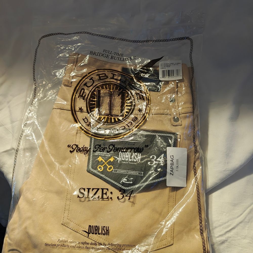 Publish Men's Classic 5 Pocket Pant - Khaki - Picture 5 of 5